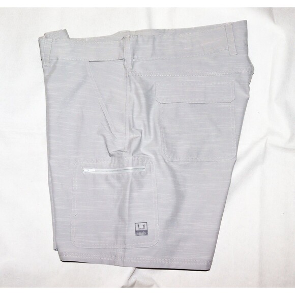 Huk Next Level Men's Outdoors Stretch Vented 7" Performance Shorts Size 2XL - Picture 3 of 7